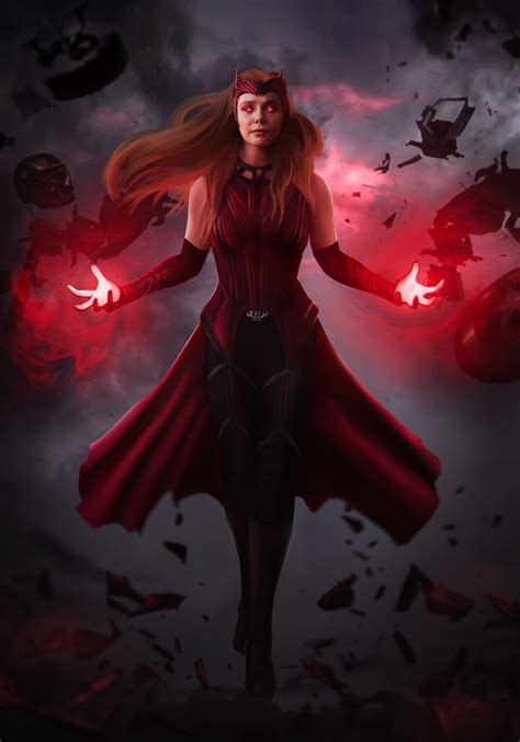 Visual perception and scarlett witch